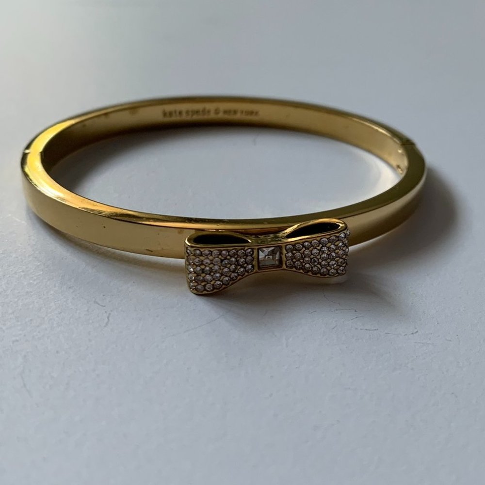 Kate Spade Bracelet | Pave Bow Bangle